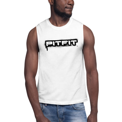 PITFIT White Muscle Shirt