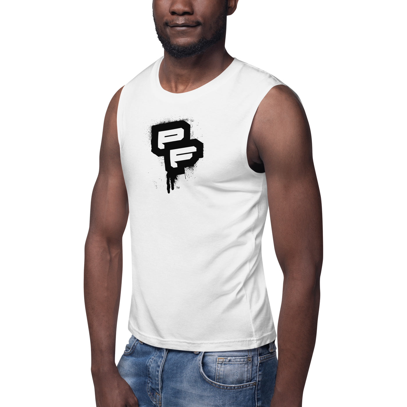PF White Muscle Shirt